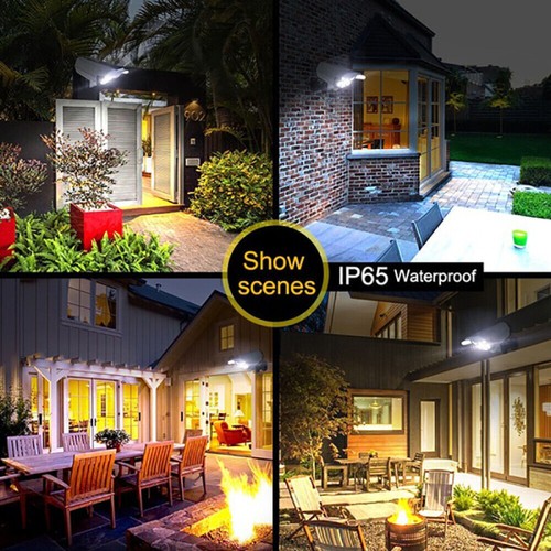77 LED Solar PIR Motion Sensor Wall Light Outdoor Garden Security Flood Lamp NEW - Picture 12 of 12