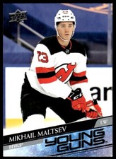 2020-21 Upper Deck Young Guns Mikhail Maltsev RC Rookie New Jersey Devils #723