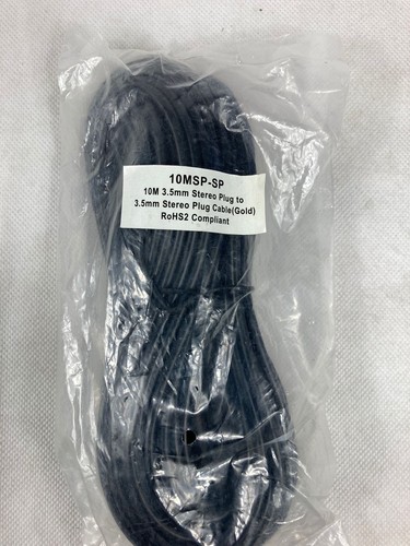 Cable de auriculares altavoz enchufe estéreo de audio macho a macho conector macho 10MSP-SP 10M 3,5 mm - Imagen 4 de 4