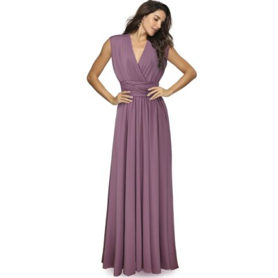 New Women's Convertible Wrap Multi Way Party Long Wedding