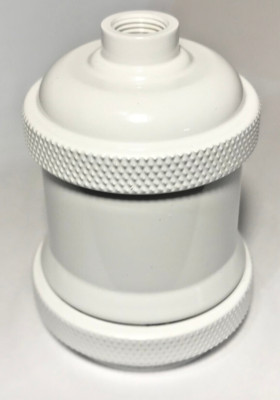 New 2 11/16'' Tall Aluminum Socket Cover Shade Holder w/ White Finish #SC656W