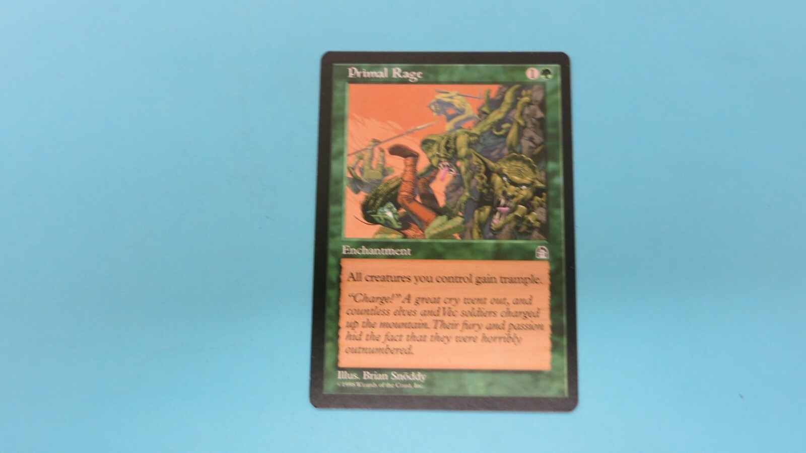 PRIMAL RAGE STRONGHOLD  ENCHANTMENT   MTG MAGIC THE GATHERING NM / UNPLAYED