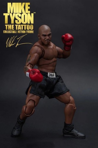 Neu Boxkönig Mike Tyson 3 Köpfe Actionfigur Spielzeug Modell 18 cm mit Gürtel Geschenk - Bild 3 von 7