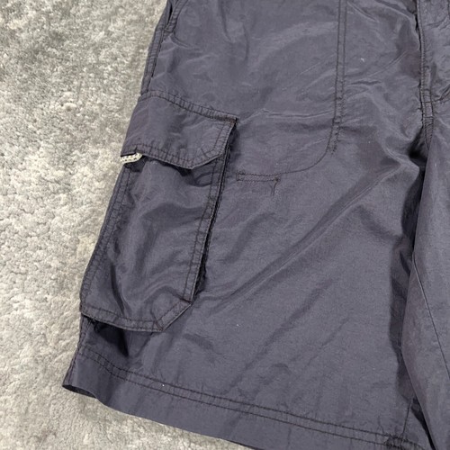 Vintage Chaps Cargo Shirt Mens 36 Blue Lightweight Nylon Fishing Hiking Camping - Picture 3 of 16