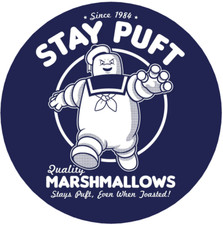 Ghostbusters Marshmallows Stay Puft Sticker window laptop bumper vinyl decal