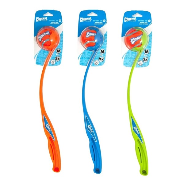 Chuckit! Tennisball Sport Ball Launcher Hund M 45Cm Apportieren Spielzeug Hunde-image