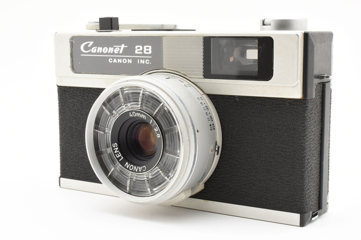Canon Canonet 28 40mm F2.8 – Appareil Photo Compact Argenté (occasion Jamais Utilisé)