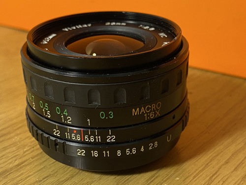 Vivitar 28mm/f2.8 Interchangeable Macro 1:6x Lens M42 Rare Lens - Picture 7 of 7