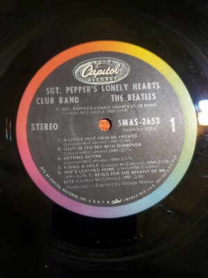 Beatles Sgt. Pepper's UKオリジナル初期プレスstereo The Beatles – UK 1st Pressing Stereo “Sgt. Peppers Lonely Hearts