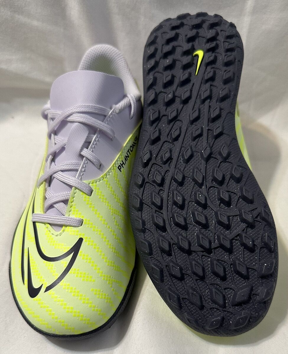 Nike Phantom GX Club TF Soccer Shoes Barely Volt DD9567-705. Youth Sz: 3Y