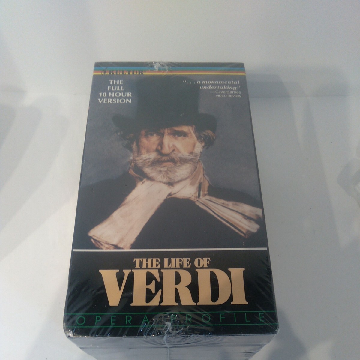 The Life of Verdi (VHS, 2003, 4-Tape Set) Brand New Sealed  