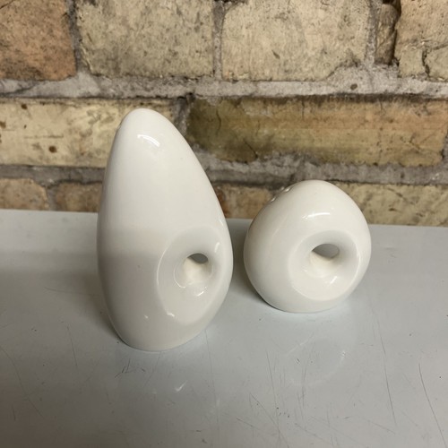 Paradox Sculpture Style Salt And Pepper Shakers Set Made By Regina Ind. Ltd VHTF - Picture 7 of 10
