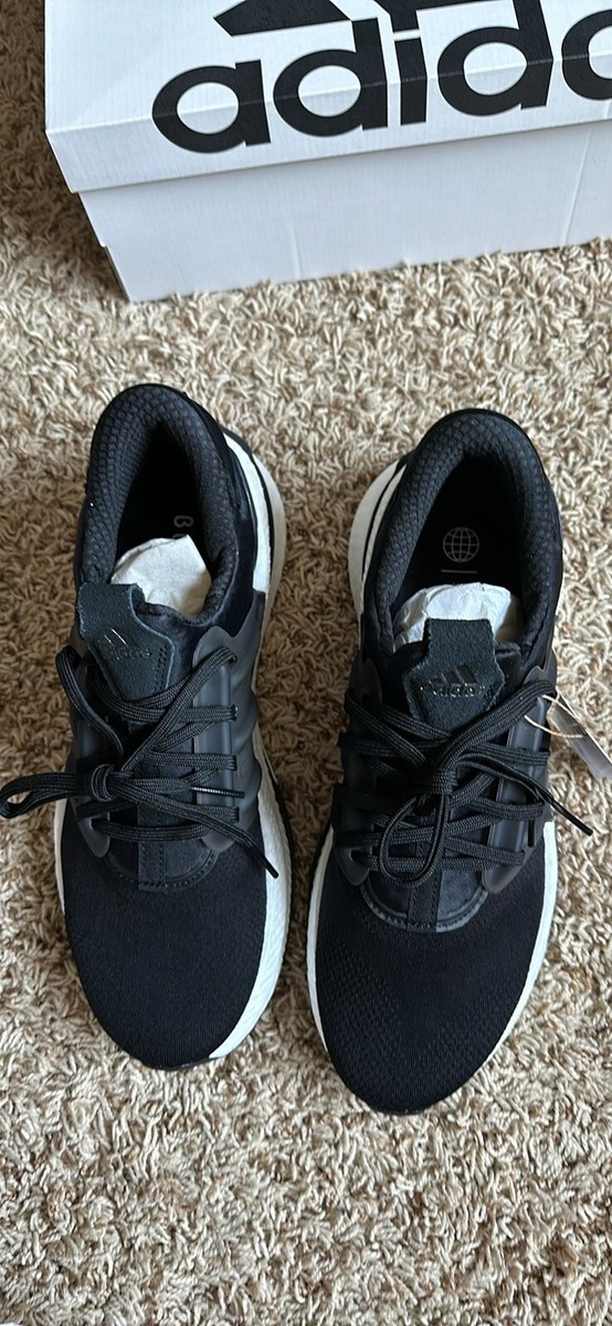 Adidas X_PLRBOOST Black Grey White Athletic Shoes Mens Size 12 ID9432 Adidas X_PLRBOOST Black White Athletic Running Shoes ID9432  main image 2