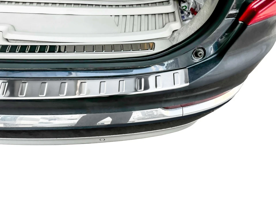 Protector de borde de carga acero inoxidable cromado adecuado para Volvo XC90 II | BJ desde 2015> - Imagen 4 de 4