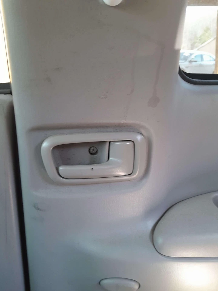 00-02 Toyota Tundra cabina de acceso puerta trasera panel de moldura lado del pasajero derecho luna niebla Foto 2 de 3