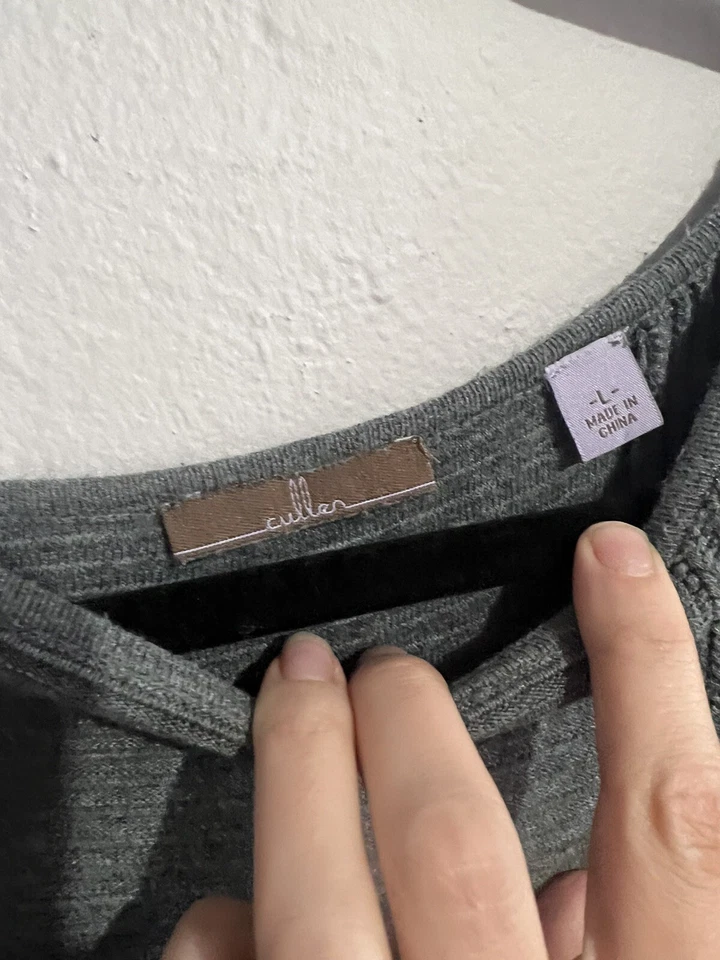 Suéter tejido pulóver gris Cullen Foto 3 de 4