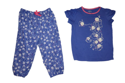 OshKosh B'gosh Girls Size 14 Pajamas 2pc Set Cats-tronauts Astronaut Kitties