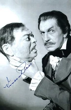 Vincent Price -- Signed Vintage Photo Postcard Copy