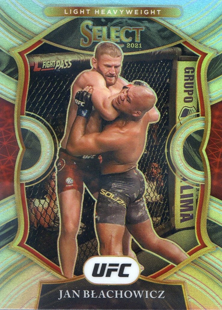 2021 PANINI SELECT UFC SILVER PRIZM PARALLEL JAN BLACHOWICZ NO. 5