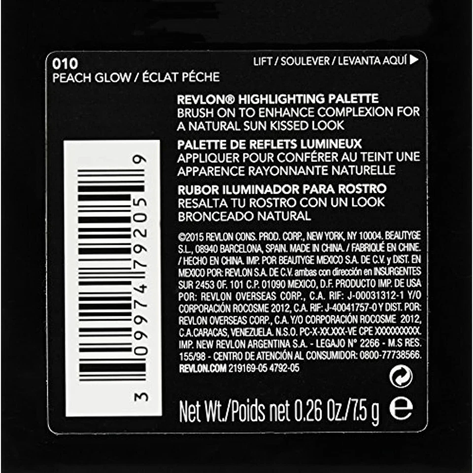 Revlon Highlighting Palette, Peach Glow, 0.26 Ounce - Image 4 of 4