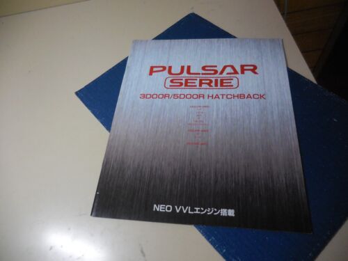 Nissan PULSAR SERIE hayon brochure japonaise 1997/09 N15 SR18DE/16VE GA16/15 - Photo 1 sur 17