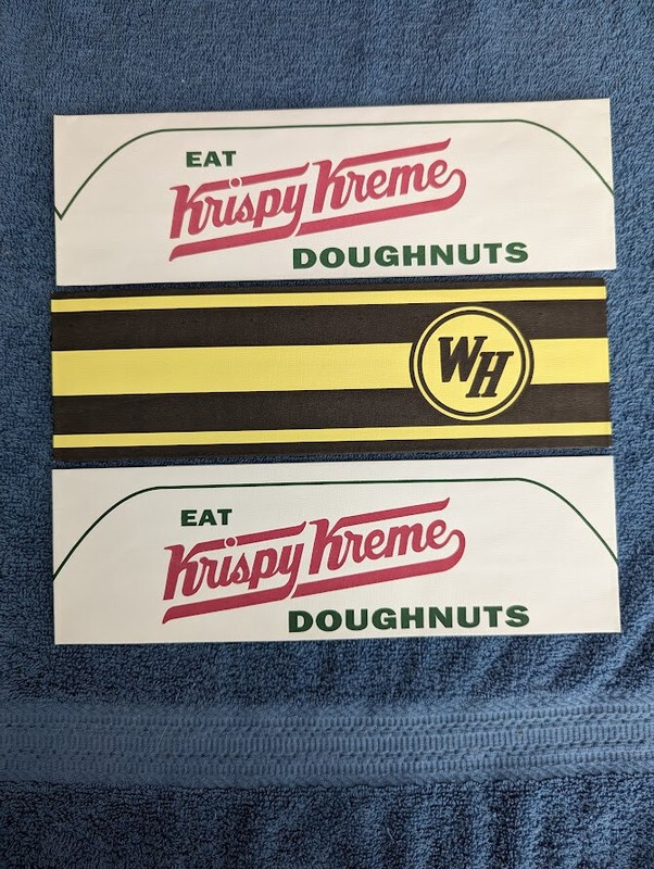 Waffle House 2x Krispy Kreme Doughnuts Paper Hats Vintage 50's Style