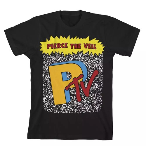 Vintage Pierce The Veil PTV T-shirt Black Unisex All Sizes S-5XL - 第 2/3 張圖片