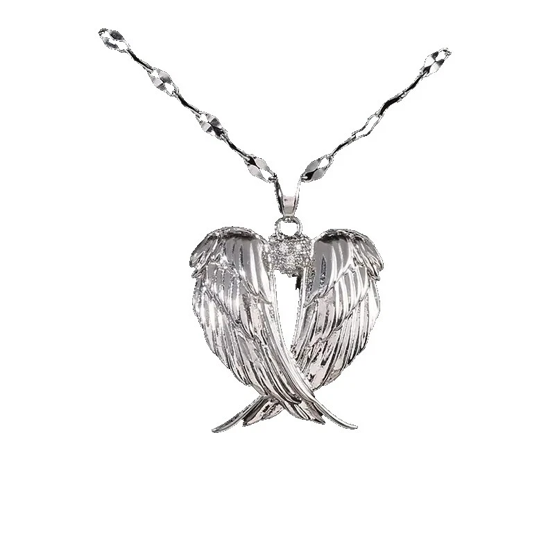 Collares y colgantes De moda de cobre de plumas