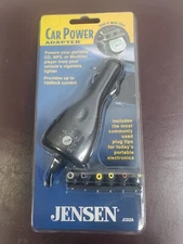 12V Cigarette Lighter Plug Car Power Adapter 1000 mA With 6 Plug Tips