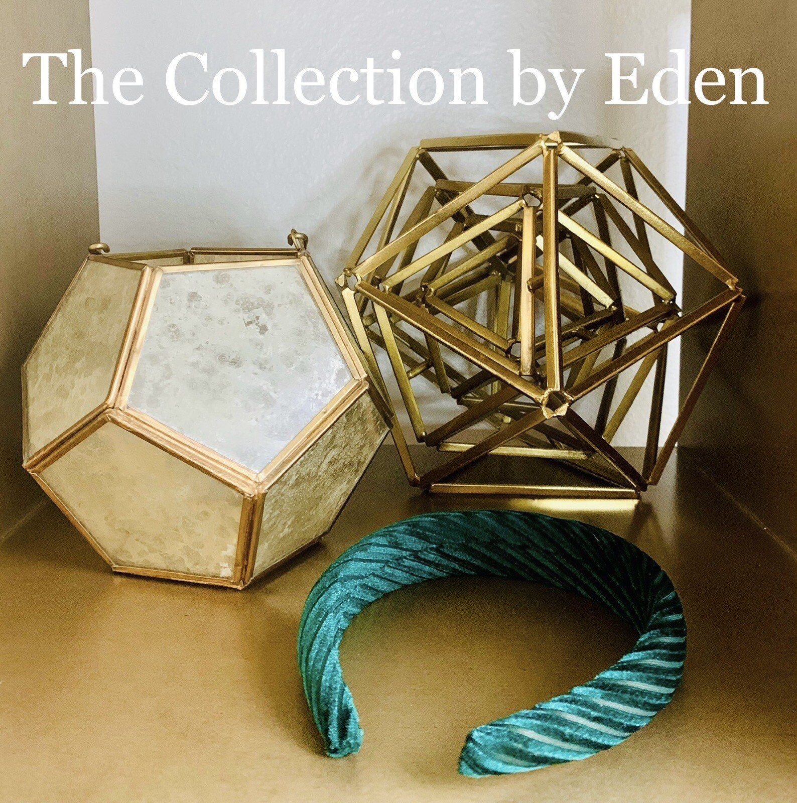 INC International Concepts Hair Accessory - Green Velvet Headband