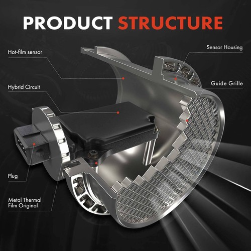 Mass Air Flow MAF Sensor for Chevrolet Buick Century LeSabre Regal Olds Pontiac - Picture 6 of 8