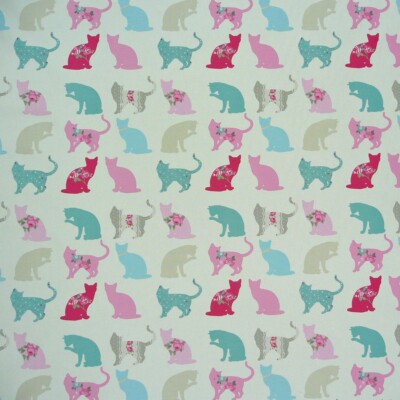 Baumwollstoff Dekostoff Stoff Felix Katze creme