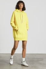 Everlane Women's The Hoodie Dress in Marigold Yellow Size M