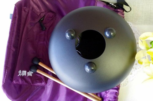 Tambor Wuyou-10 pulgadas instrumentos de percusión handpan tambor color negro con bolsa gratis - Imagen 3 de 4