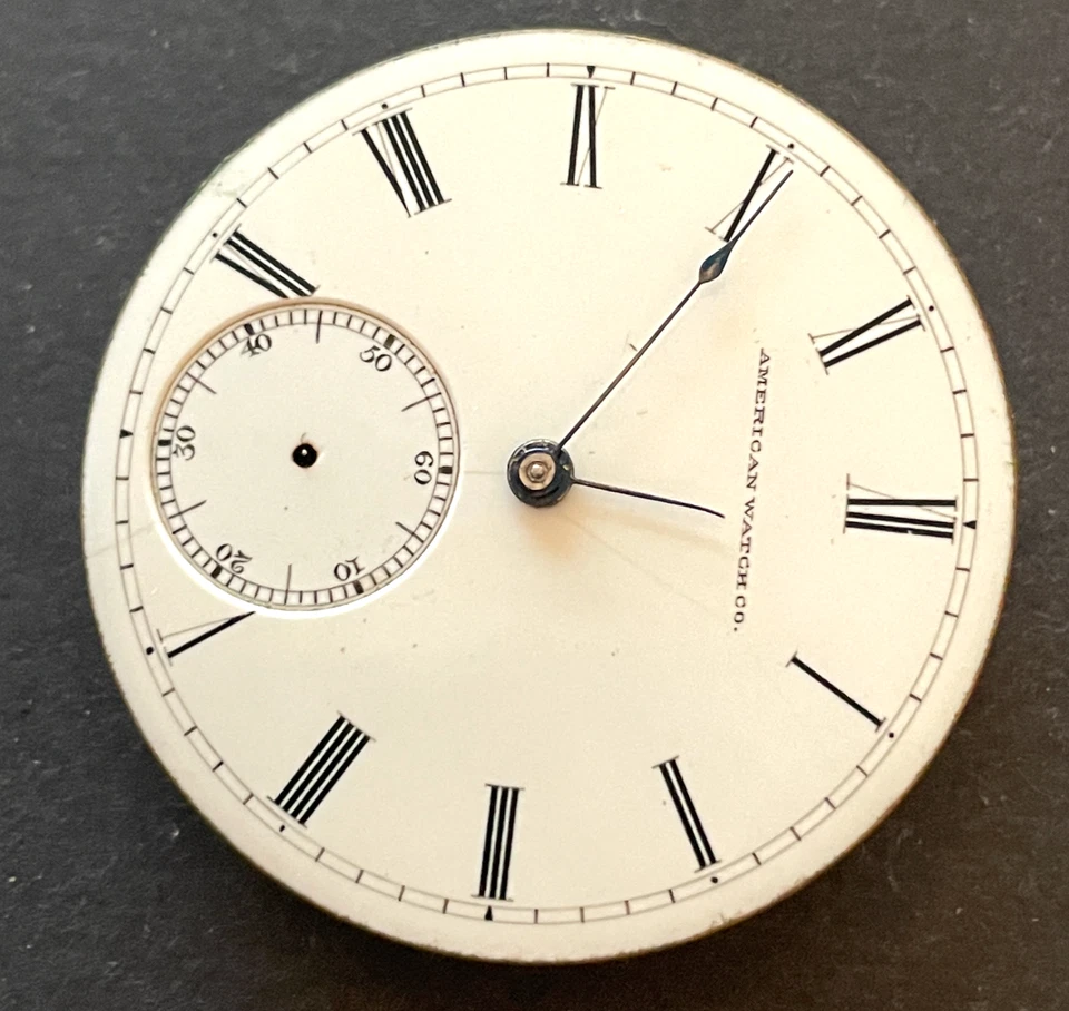 Antique 1867 Waltham Appleton Tracy 1865 Pocket Watch Movement Ticks AT 10s 15j - Image 2 of 4