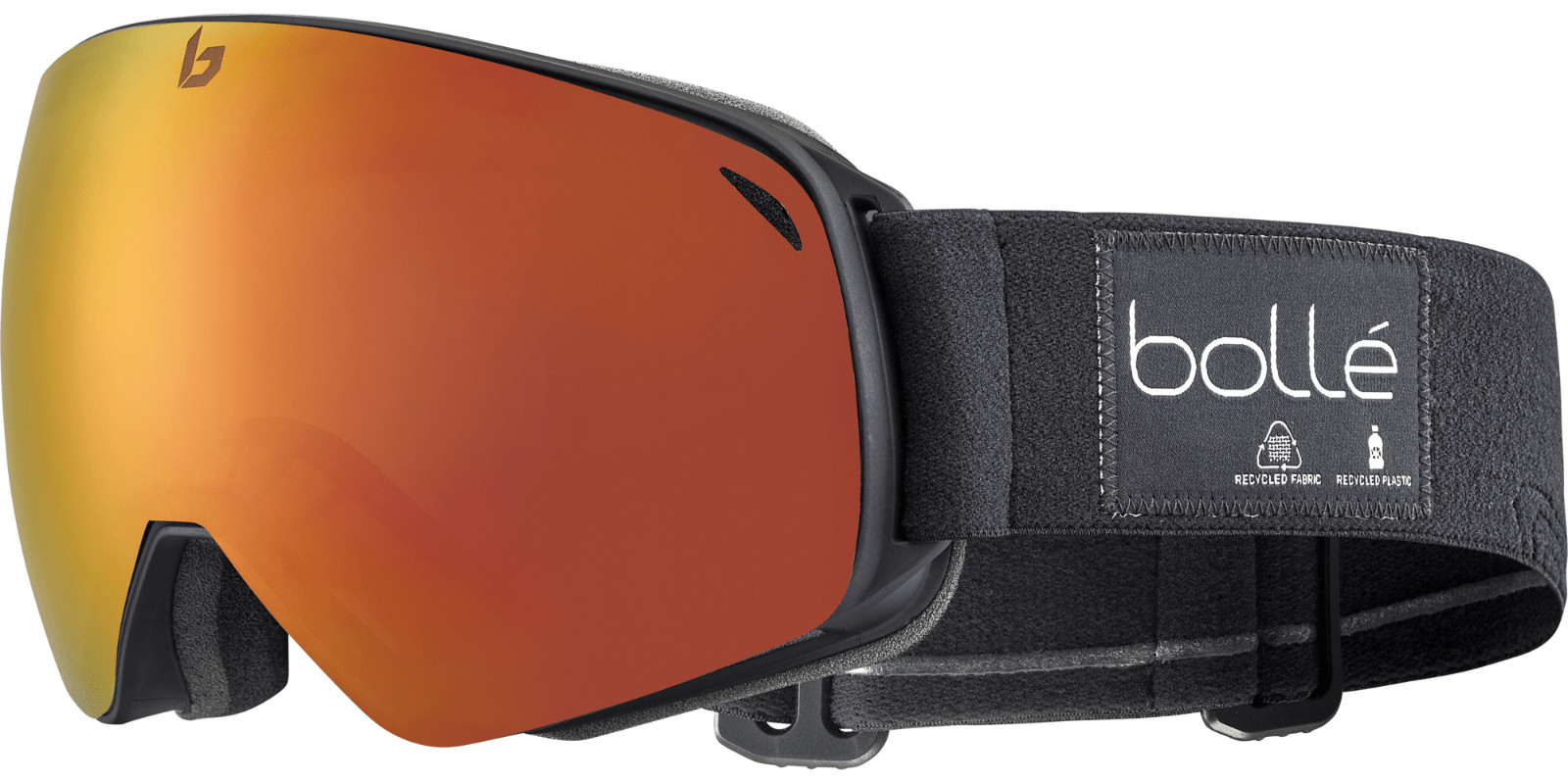 Bolle Eco Torus M BG009002 Ski Goggles Black Matte/Sunrise Cat 2 OTG