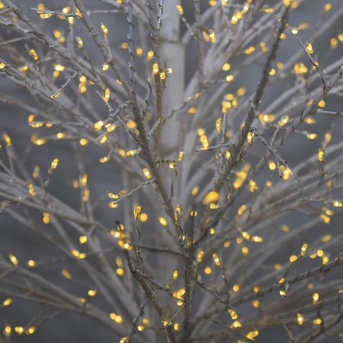 5/6.8 Ft H Micro Dot White/Black LED Christmas Tree In/Outdoor Living Room Decor - Picture 11 of 13