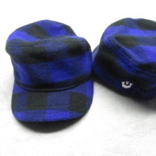 Goorin Panel Hats Small / Medium  Medium/L 10 Wool Blue Plaid Kids Lot of TWO