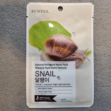 EUNYUL Snail Natural Moisture Mask Pack Hydrating Nutrition Sheet Mask K-Beauty