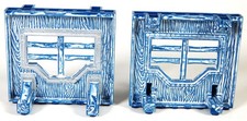 MEGA BLOKS DRAGONS FIRE & ICE VORGAN ICE FANG SHIP LOT 7 WINDOW REPLACEMENT 9879