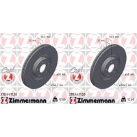 2X Zimmermann Bremsscheiben 347Mm InnenbelÜFtet Vorne Passend FüR Mazda CX-60 |