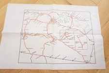 1905 South Eastern & Chatham Railway Map New Bearsted Faverhsam Sevenoaks