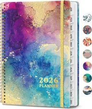 2026 Planner, Weekly and Monthly Calendar Planner Book, January 2026 - December 