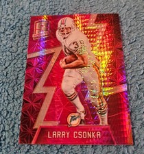 2016 Spectra Larry Csonka Miami Dolphins Pink Prizm 3/10 #10