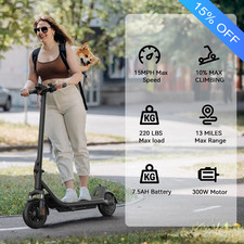 LEQISMART Folding Adult Electric Scooter With app 20KM Range City Urban Commute