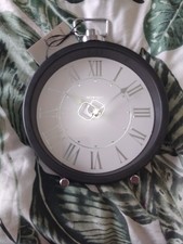 Next Hepworth Stylish Black Clock Quartz Battery Operated New Battery