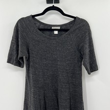 Ganni Winter Jersey Dress - Charcoal - Large