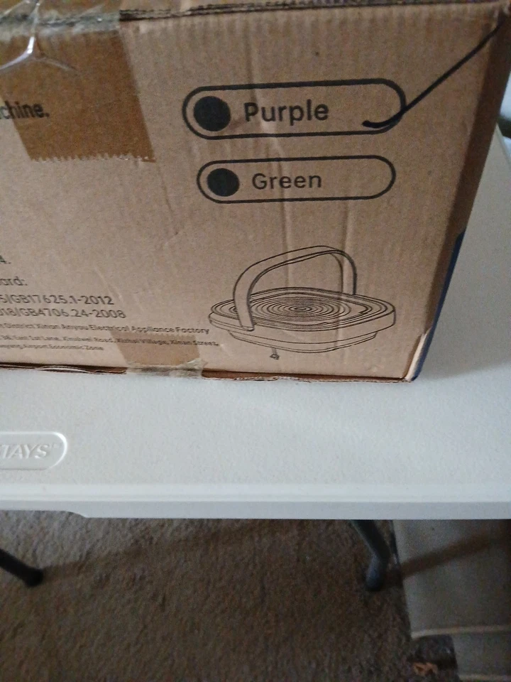  MULTI-FUNCTION FOLDING WASHING MACHINE CLOSE-FITTING MLSC-01 PURPLE 8L - Image 3 of 4