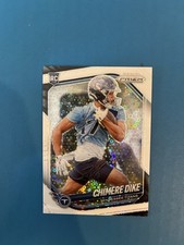 2025 Panini Prizm White Disco Prizm Rookie #396 Chimere Dike Titans NFL