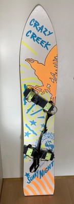 OLD SCHOOL 80er Snowboard Crazy Creek  Sunny Night Switzerland Tecno  158cmLänge